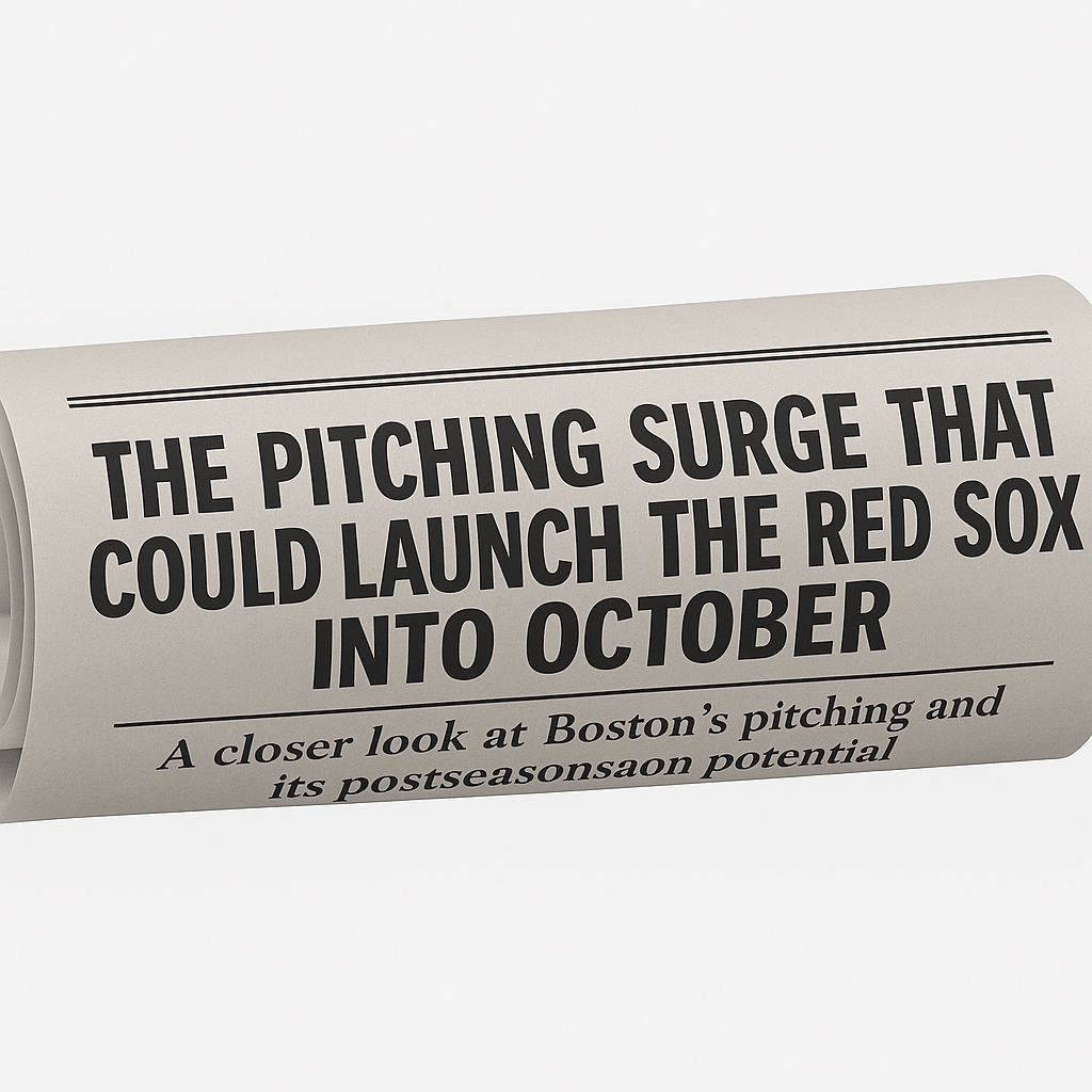 The Pitching Surge That Could Launch the Red Sox Into&nbsp;October